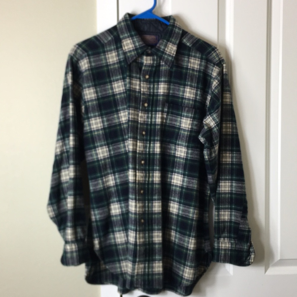 Vintage Pendleton Authentic Campbell Dress Tartan 100% Wool Plaid Flannel
